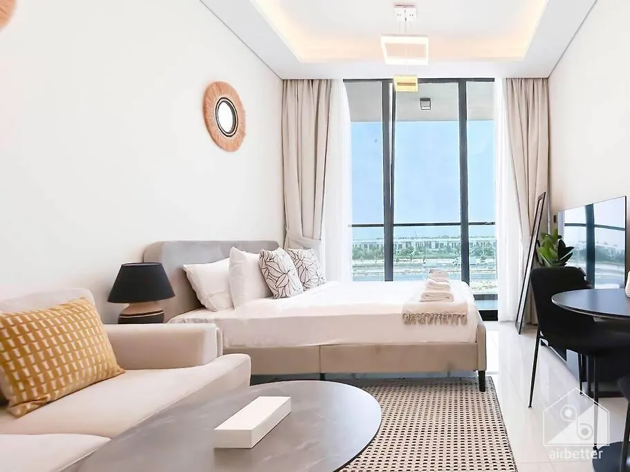 Luxurious Studio & Balcony At Samana Golf Avenue Dubai United Arab Emirates