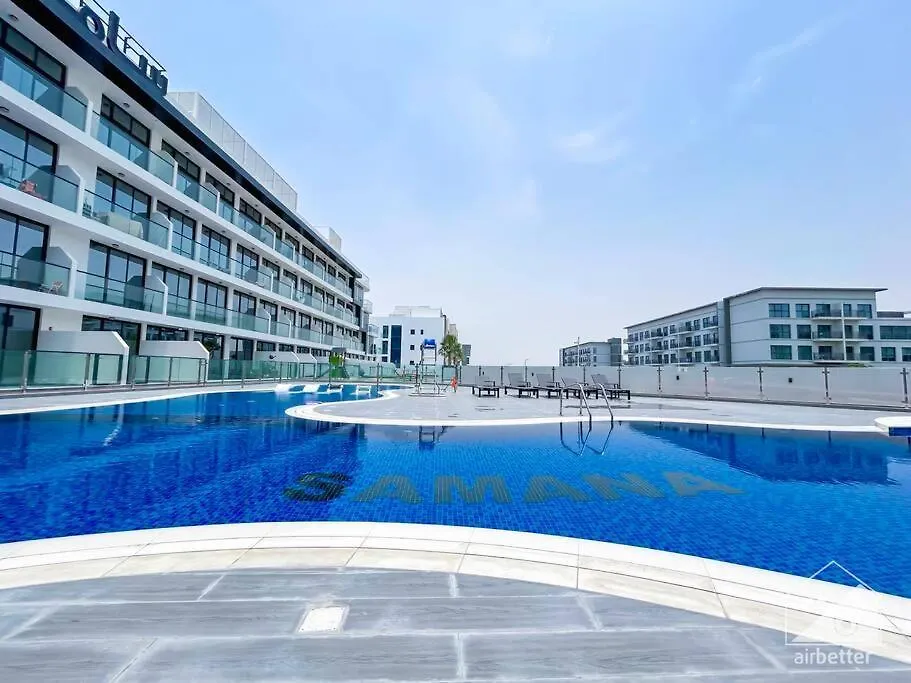Luxurious Studio & Balcony At Samana Golf Avenue Dubaj Spojené arabské emiráty